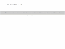 Tablet Screenshot of foronavarra.com